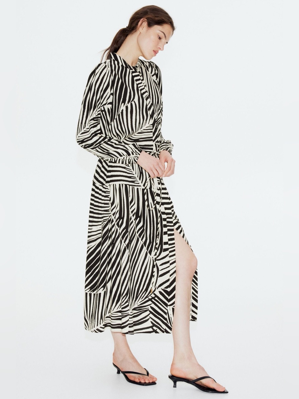 H&M Zebra Print Dress Size Medium